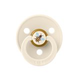 BIBS játszócumi - Studio Méhecske Colour natúr kaucsuk 0-6 hó krémfehér 1db tasakban