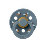 BIBS játszócumi - Studio Méhecskék Colour natúr kaucsuk 18-36 hó páva 1db tasakban