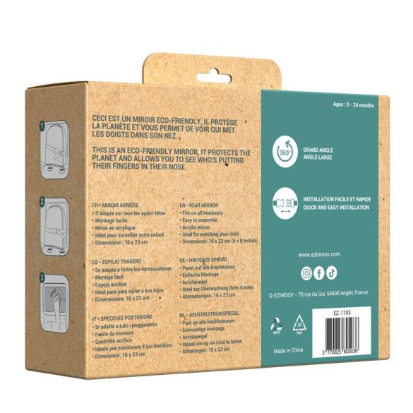 Ezimoov Mirror Square – négyzet alakú autós tükör