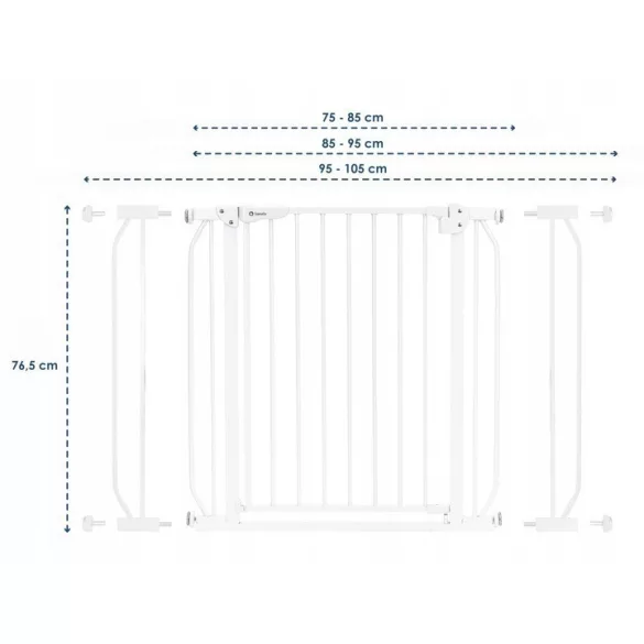 Lionelo Truus Slim biztonsági ajtórács-Grey