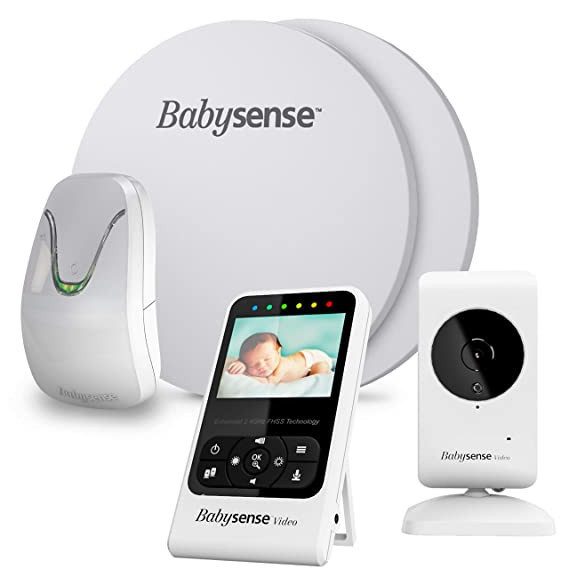 BabySense 7 légzésfigyelő és V24R kamerás bébiőr csomag