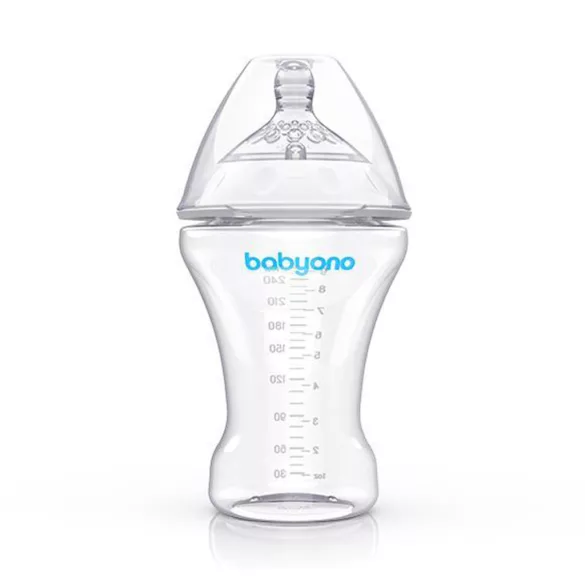 BabyOno cumisüveg Natural Nursing mûanyag anti-colic 260 ml 1451