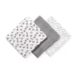 BabyOno textilpelenka színes 3db bambusz szürke 397/02