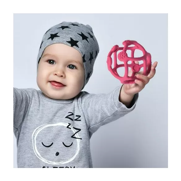 BabyOno rágóka - Ortho gömb szilikon világoskék 489/01