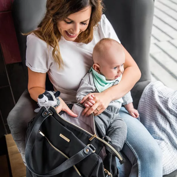 BabyOno pelenkázó táska COCO 36x33x13cm fekete 1516