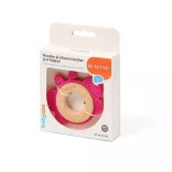 BabyOno rágóka - fa/szilikon  Butterfly 1075/01