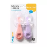 BabyOno etetõkanál szilikon 2db rózsaszín-lila 784/01
