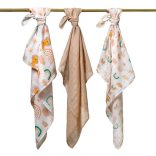 BabyOno textilpelenka színes 3db bézs 348/08