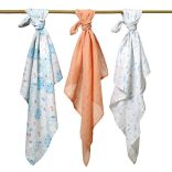 BabyOno textilpelenka színes 3db barack 348/09