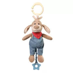   BabyOno felhúzós-zenélõ - Kertész kutya kordbársony 1124/01