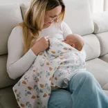 BabyOno textilpelenka színes 3db zöld állatkertmintás 348/12