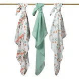 BabyOno textilpelenka színes 3db zöld 348/12