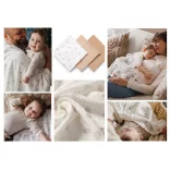 BabyOno textilpelenka színes 3db gyûrt muszlin bézs 828/02