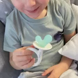 BabyOno rágóka csiga fehér/kék 1597/02