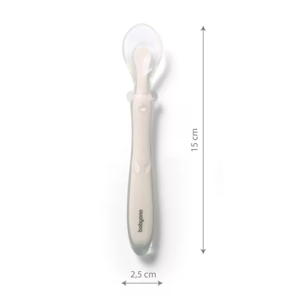 BabyOno etetõkanál szilikon flexibilis bézs 785/04