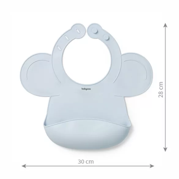 BabyOno elõke szilikon állítható kék 1639/01