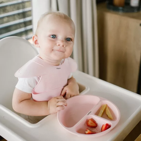 BabyOno elõke szilikon állítható rózsaszín 1639/02
