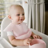 BabyOno elõke szilikon állítható rózsaszín 1639/02