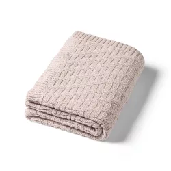   BabyOno babatakaró organikus pamut kötött 75x100cm bézs 1647/03