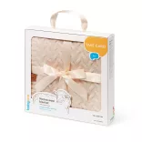 BabyOno babatakaró merino gyapjú kötött 75x100cm világos bézs 1648/01