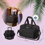 BabyOno pelenkázótáska kézipoggyász méretben 40x20x25 cm  fekete 1650/01