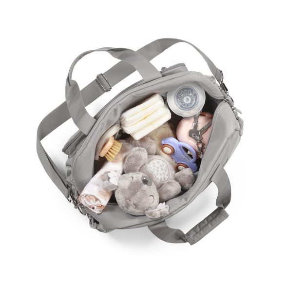 BabyOno pelenkázótáska kézipoggyász méretben 40x20x25 cm szürke 1650/02