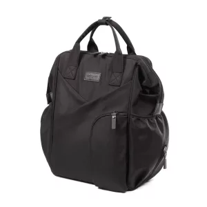 BabyOno pelenkázó táska MODERN STYLE hátizsák 27x40x19cm fekete 1649/01