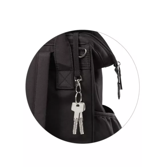 BabyOno pelenkázó táska MODERN STYLE hátizsák 27x40x19cm fekete 1649/01