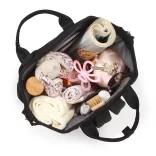 BabyOno pelenkázó táska MODERN STYLE hátizsák 27x40x19cm fekete 1649/01