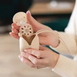 BabyOno cumitartó tok 2cuminak szilikon bézs 1656/03