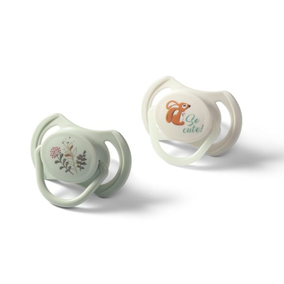 BabyOno játszócumi szimmetrikus szilikon dupla  So Cute 6-18 hó 1669/02