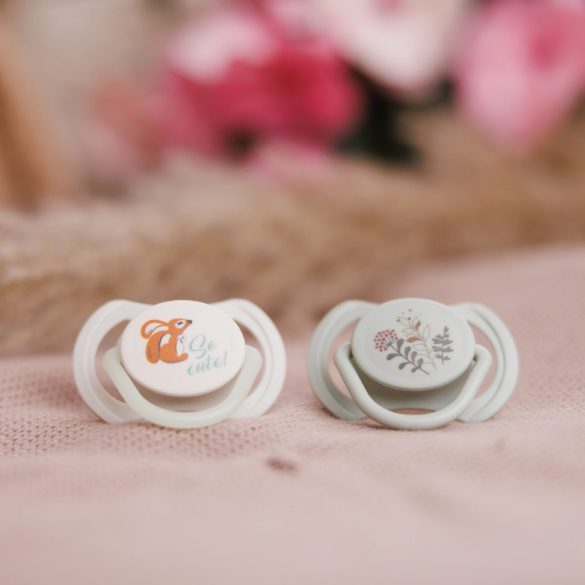 BabyOno játszócumi szimmetrikus szilikon dupla  So Cute 6-18 hó 1669/02