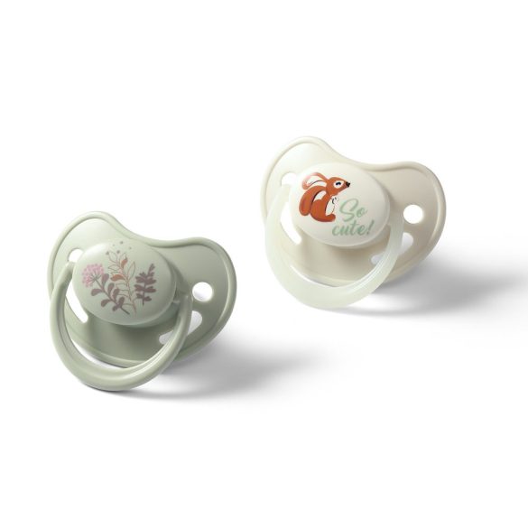 BabyOno játszócumi anatómiai szilikon dupla So Cute 6-18 hó 1670/02