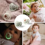 BabyOno játszócumi anatómiai szilikon dupla So Cute 6-18 hó 1670/02