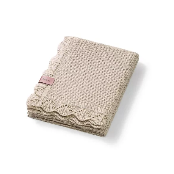 BabyOno babatakaró bambusz kötött 75x100cm bézs 1674/02