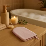 BabyOno fürdetõkesztyû - bambusz púderrózsaszín 347/10