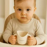 BabyOno tanulópohár - ergonómikus 6hó bézs 1463/09