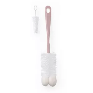 BabyOno üveg és cumimosó kefe szivacsos púderrózsaszín 720/05