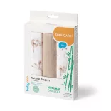 BabyOno textilpelenka színes 3db bambusz bézs 397/13