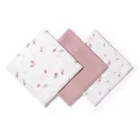 BabyOno textilpelenka színes 3db bambusz rózsaszín 397/14