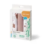 BabyOno textilpelenka színes 3db bambusz barna 397/15