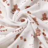 BabyOno textilpelenka színes 3db bambusz barna 397/15