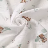 BabyOno textilpelenka színes 3db bézs macimintás 348/14