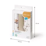 BabyOno textilpelenka színes 3db taupe macimintás 348/15