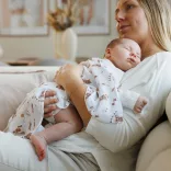 BabyOno textilpelenka színes 3db világosbarna lufis macimintás 348/18
