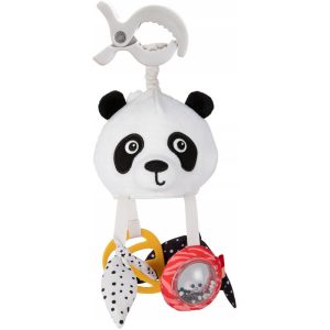 Canpol Szenzorikus felakasztható plüss játék csipesszel - Panda