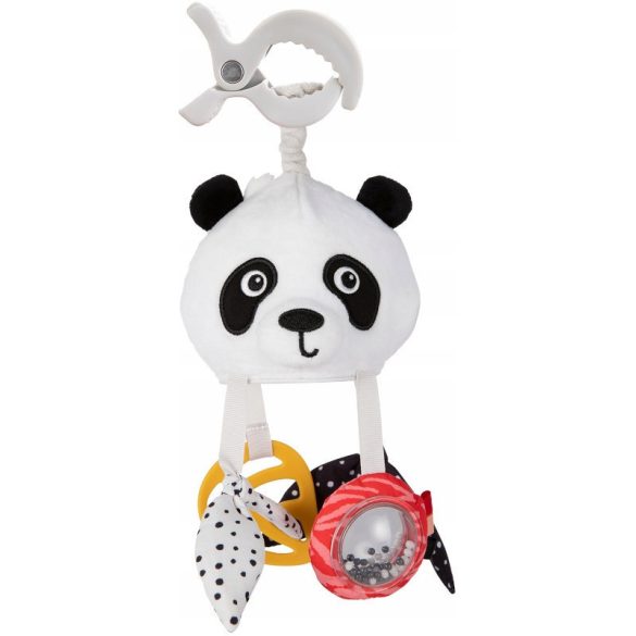 Canpol Szenzorikus felakasztható plüss játék csipesszel - Panda