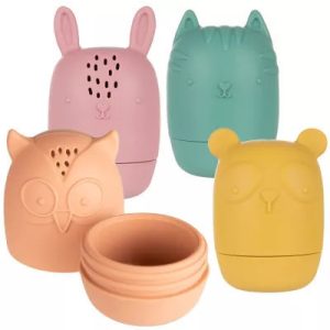 Canpol Babies Szilikon fürdőjáték (4 db) - Állatkák