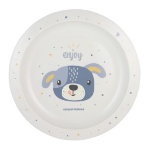 Canpol babies Műanyag tányér (9h+) Cute Animals - Kutya