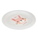 Canpol babies Műanyag tányér (9h+) Cute Animals - Nyuszi